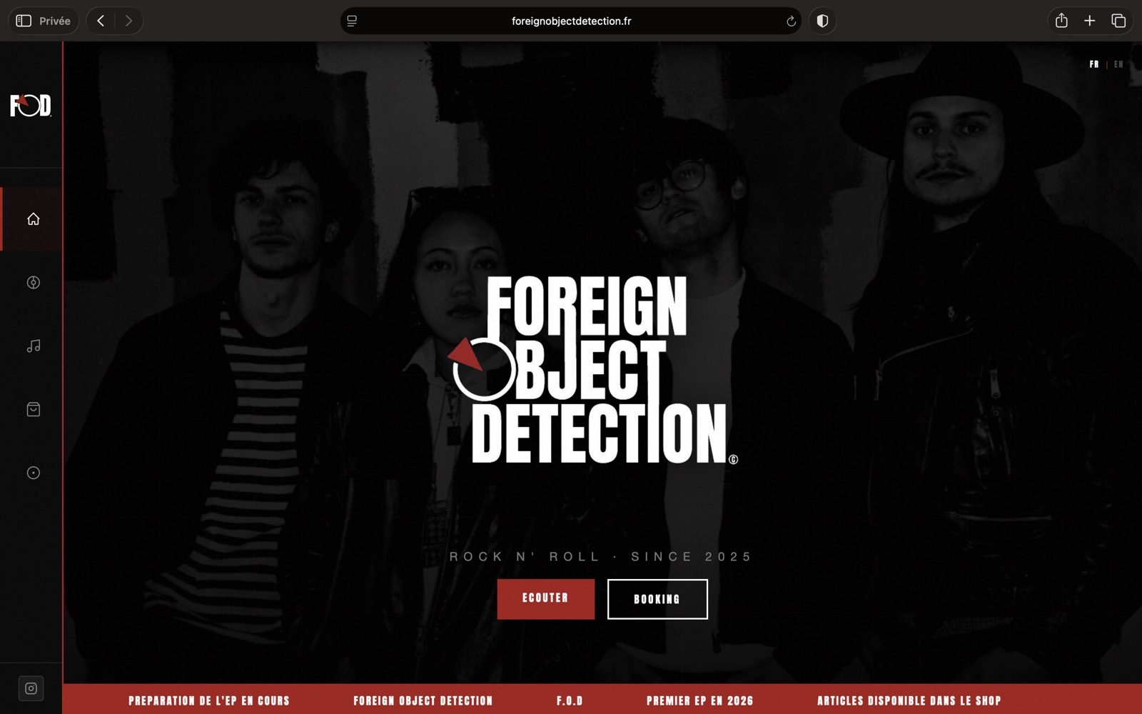 Aperçu du site Foreign Object Detection