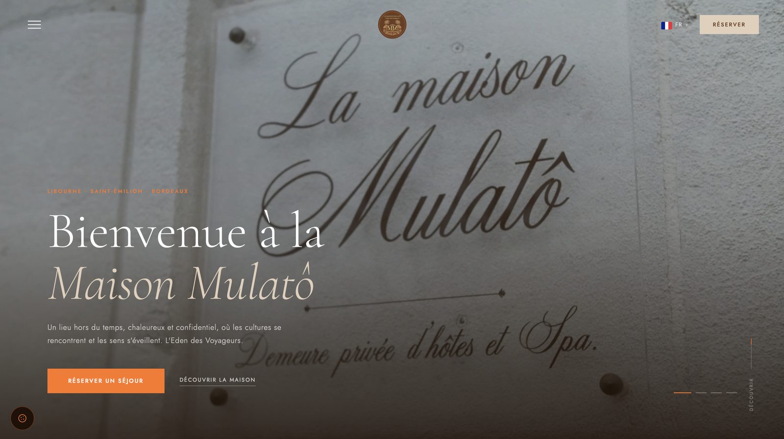 Aperçu du site La Maison Mulatô